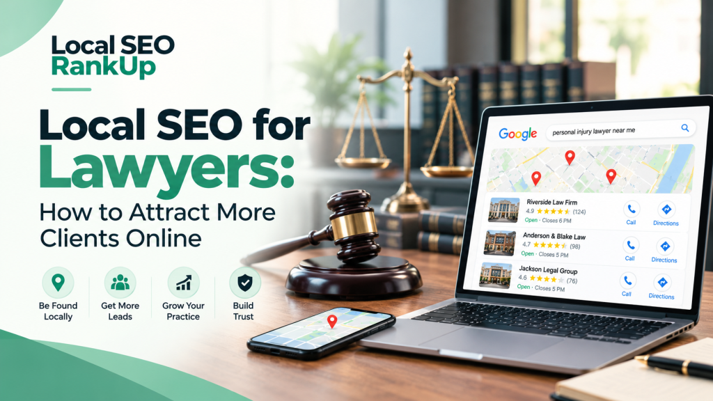 Local SEO for Lawyers: How to Attract More Clients Online