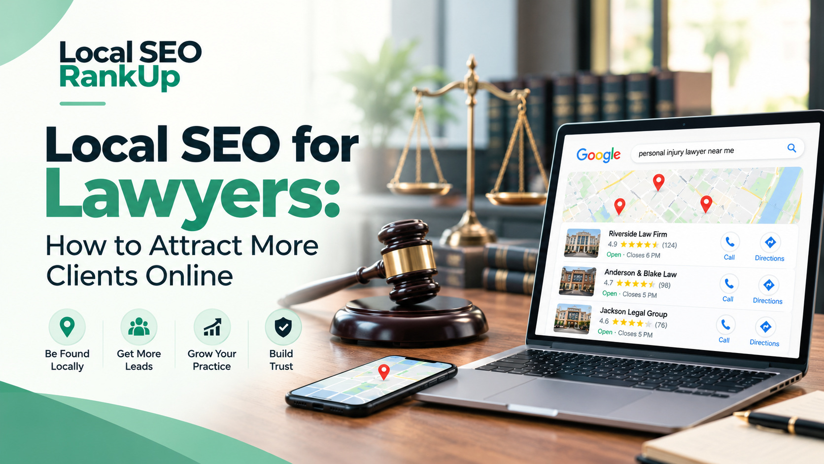 Local SEO for Lawyers: How to Attract More Clients Online